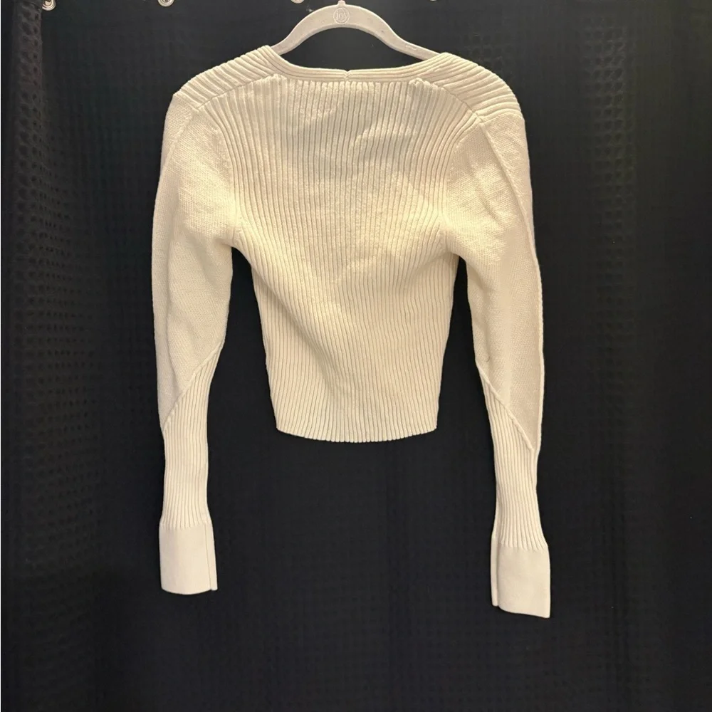 Janessa Leone Elise Sweater Medium Natural NWOT
